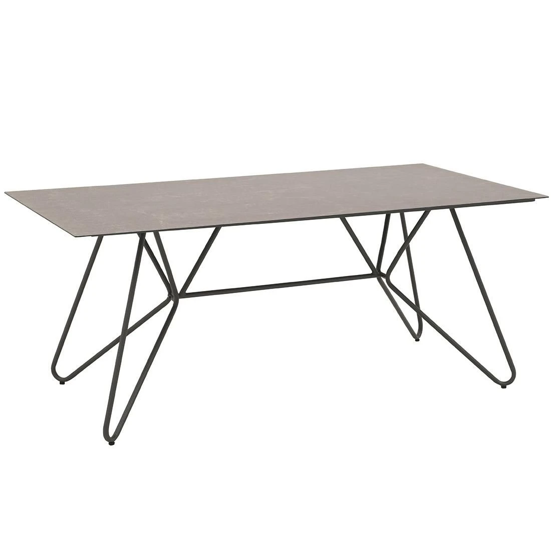 OUTLIV. Maranello Gartentisch 180x90x75cm Stahl/Keramik-Glas Dunkelgrau OUTLIV. Maranello Gartentisch 180x90x75cm Stahl/Keramik-Glas Dunkelgrau -Outliv 1084064 2