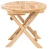 OUTLIV. Portland Balkonklapptisch Ø50cm Teak Teak Natur