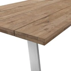 OUTLIV. Rustic Gartentisch 160x90cm Edelstahl/Teak Teak Recycelt -Outliv 1085197 5