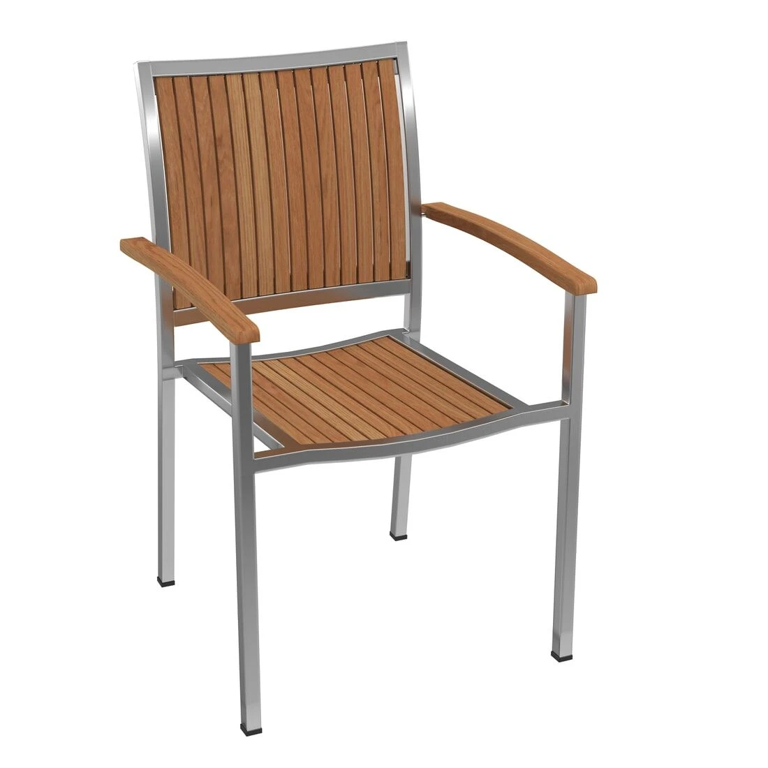 OUTLIV. Pasadena Stapelsessel Edelstahl/Teak Teak Natur OUTLIV. Pasadena Stapelsessel Edelstahl/Teak Teak Natur -Outliv 1091126 1