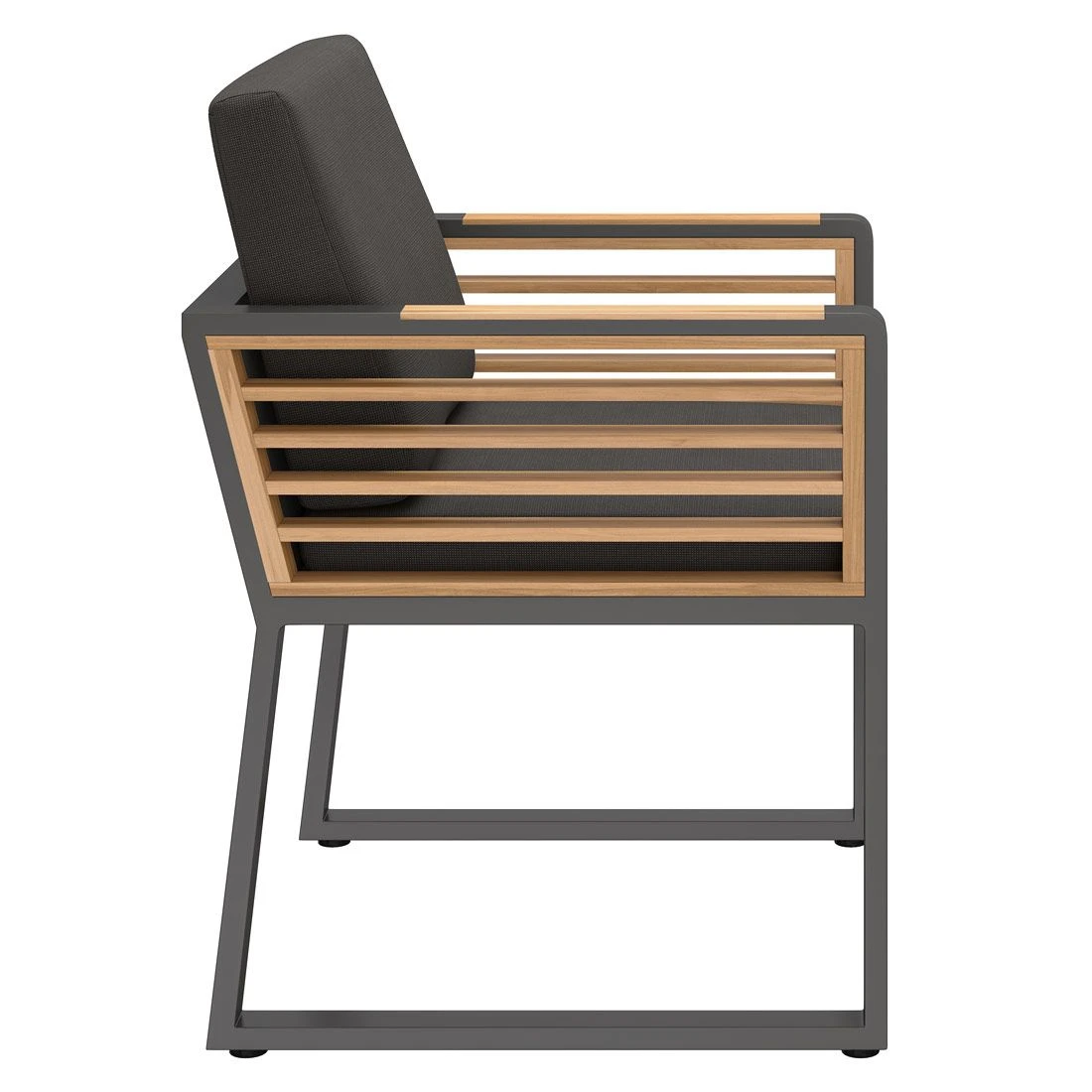 OUTLIV. New York Gartensessel Aluminium/Teak/Olefin Anthrazit OUTLIV. New York Gartensessel Aluminium/Teak/Olefin Anthrazit -Outliv 1101763 3