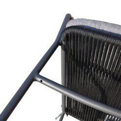 OUTLIV. Maranello Gartensessel Stahl/Rope/Olefin Schwarz/Grau -Outliv 1170733 5