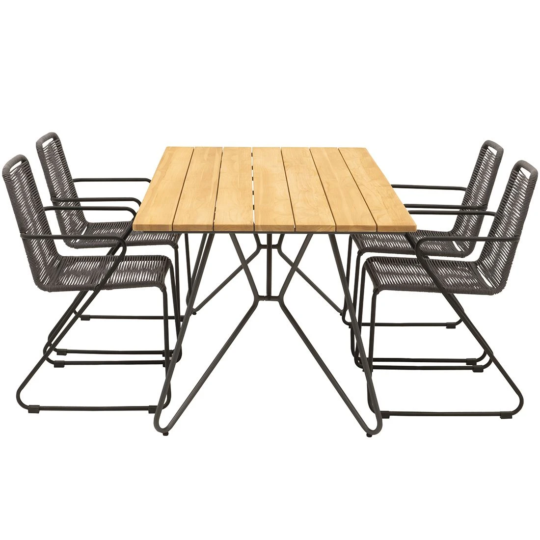 OUTLIV. Maranello Gartenmöbelset 5tlg Tisch 180x90cm Anthrazit OUTLIV. Maranello Gartenmöbelset 5tlg Tisch 180x90cm Anthrazit -Outliv 1171899 3