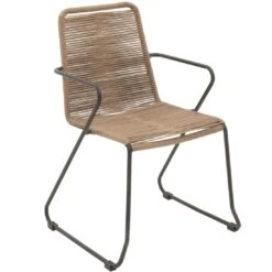 OUTLIV. Maranello Gartenmöbelset 5tlg Tisch 180x90 Cm Taupe -Outliv 1171910 6