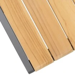 OUTLIV. Oviedo Gartenmöbelset 8-teilig Stapelsessel Mit OUTLIV. Tisch 200x100 Cm Edelstahl/Schwarz-Silber -Outliv 1176519 5