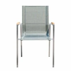 OUTLIV. Rimini Gartenmöbelset 7-tlg. Tisch 200x100cm Edelstahl/Silber-Schwarz -Outliv 1177971 7