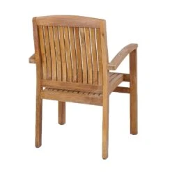 OUTLIV. Fontana Stapelsessel Teakholz Teak Natur -Outliv 1179577 4