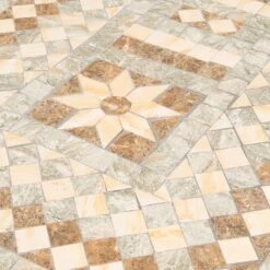 OUTLIV. Mosaik Gartentisch 160x90cm Eisen/Mosaik Schwarz/Mosaik -Outliv 1184208 5