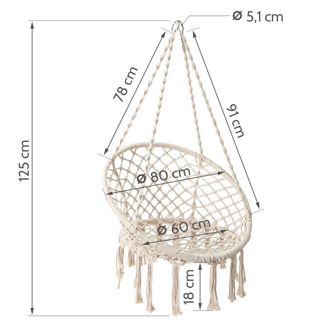 OUTLIV. Capri Hängesessel Bambus Natur OUTLIV. Capri Hängesessel Bambus Natur -Outliv 1184659 2