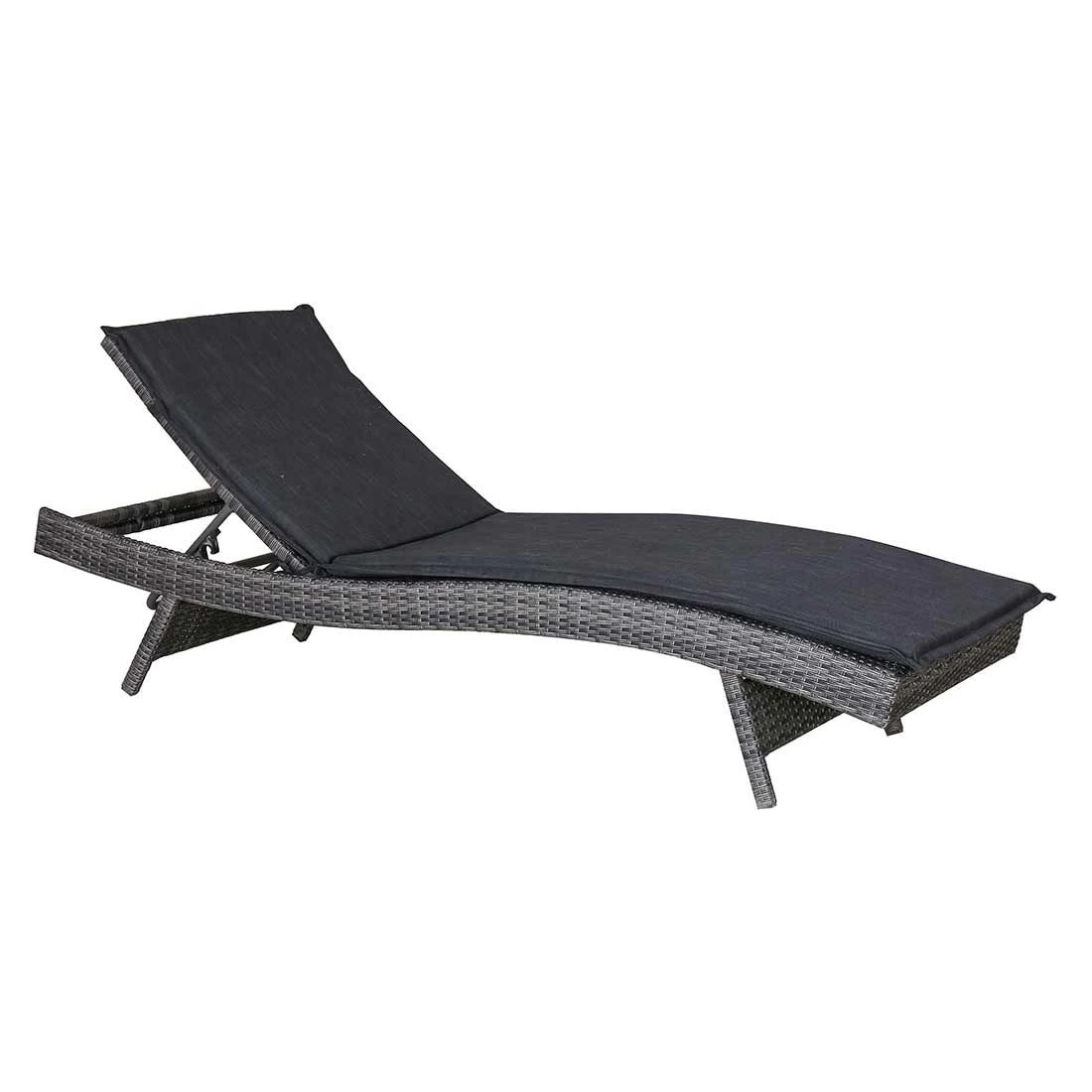 OUTLIV. Spain Gartenliege Geflecht Braun/Grau