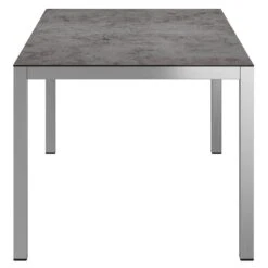 OUTLIV. Gartentisch 160x90cm Edelstahl/Glas-Keramikoptik Edelstahl/Dark Grey -Outliv 1237250 3