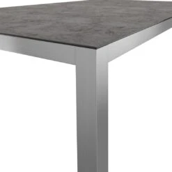 OUTLIV. Gartentisch 160x90cm Edelstahl/Glas-Keramikoptik Edelstahl/Dark Grey -Outliv 1237250 5