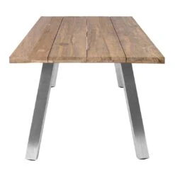 OUTLIV. Gartentisch 200x100 Cm Edelstahl/Teak Recycelt -Outliv 1243234 3