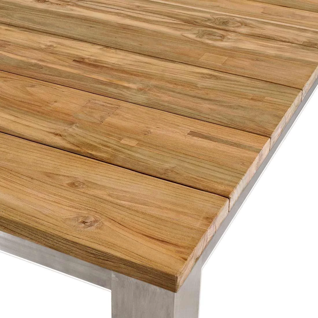 OUTLIV. Rimini Gartentisch 160x160cm Edelstahl/Teak Edelstahl/Teak Recycelt OUTLIV. Rimini Gartentisch 160x160cm Edelstahl/Teak Edelstahl/Teak Recycelt -Outliv 1243256 3