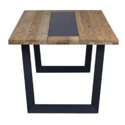 OUTLIV. Tri Gartentisch 200x100cm Aluminium/Teak Recycelt Anthrazit/Natur -Outliv 1243751 3