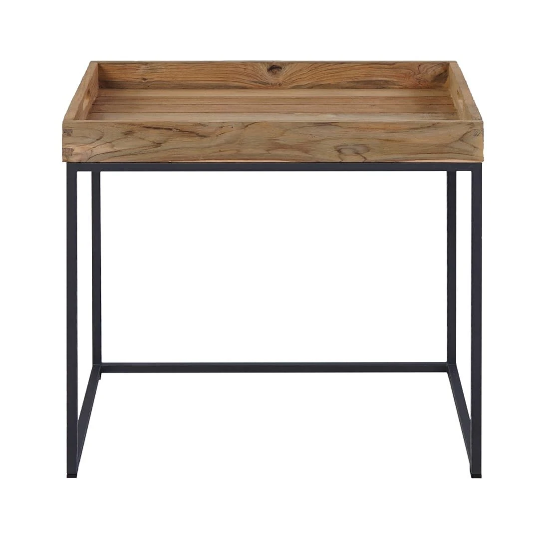 OUTLIV. Tray Beistelltisch 60x40cm Stahl/Teak Recycelt Schwarz/Teak OUTLIV. Tray Beistelltisch 60x40cm Stahl/Teak Recycelt Schwarz/Teak -Outliv 1243795 3 1