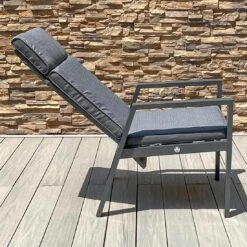 OUTLIV. Barcelona Gartensessel Aluminium/Olefin Anthrazit/Grau 3 OUTLIV. Barcelona Gartensessel Aluminium/Olefin Anthrazit/Grau -Outliv 1251671 4