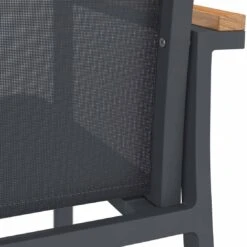 OUTLIV. Kobe Gartenmöbelset 5-tlg. Mit Tisch 160x90 Cm Anthrazit -Outliv 1259173 10