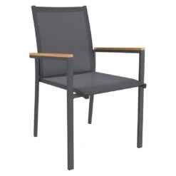 OUTLIV. Kobe Gartenmöbelset 5-tlg. Mit Tisch 160x90 Cm Anthrazit -Outliv 1259173 4