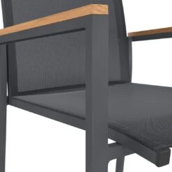 OUTLIV. Kobe Gartenmöbelset 5-tlg. Mit Tisch 160x90 Cm Anthrazit -Outliv 1259173 9