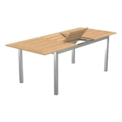 OUTLIV. Oviedo Ausziehtisch Edelstahl/Teak Natur -Outliv 773809 3