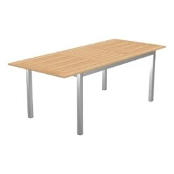 OUTLIV. Oviedo Ausziehtisch Edelstahl/Teak Natur -Outliv 773809 4