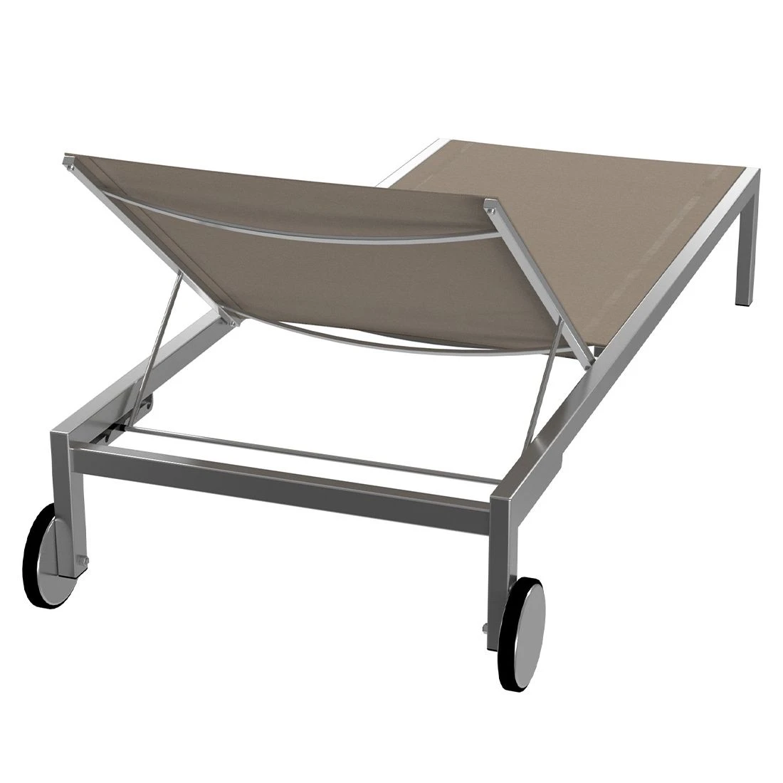 OUTLIV. Oviedo Gartenliege Edelstahl/Textilene Taupe OUTLIV. Oviedo Gartenliege Edelstahl/Textilene Taupe -Outliv 773820 3