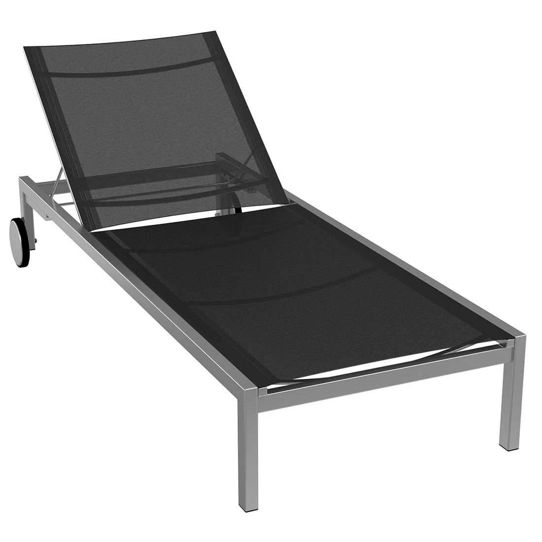 OUTLIV. Oviedo Gartenliege Edelstahl/Textilene Edelstahl/Schwarz OUTLIV. Oviedo Gartenliege Edelstahl/Textilene Edelstahl/Schwarz -Outliv 794038 2