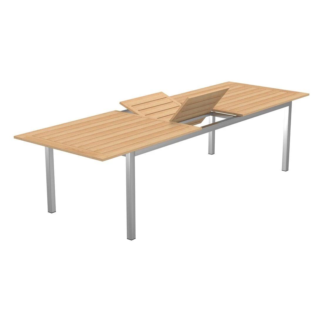 OUTLIV. Oviedo Ausziehtisch 240/300x90 cm Edelstahl/Teak Natur OUTLIV. Oviedo Ausziehtisch 240/300x90 Cm Edelstahl/Teak Natur -Outliv 836223 3