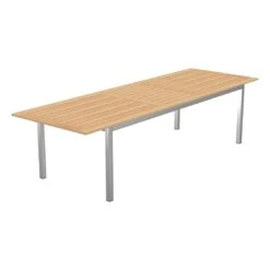 OUTLIV. Oviedo Ausziehtisch 240/300x90 Cm Edelstahl/Teak Natur 3 OUTLIV. Oviedo Ausziehtisch 240/300x90 Cm Edelstahl/Teak Natur -Outliv 836223 4