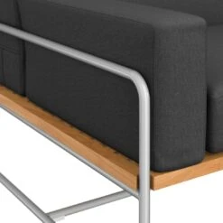 OUTLIV. Largo Ecklounge 5-teilig Stahl/Akazie Mit Kissen Silber/Dunkelgrau 9 OUTLIV. Largo Ecklounge 5-teilig Stahl/Akazie Mit Kissen Silber/Dunkelgrau -Outliv 854428 10