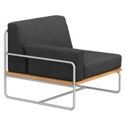 OUTLIV. Largo Ecklounge 5-teilig Stahl/Akazie Mit Kissen Silber/Dunkelgrau 5 OUTLIV. Largo Ecklounge 5-teilig Stahl/Akazie Mit Kissen Silber/Dunkelgrau -Outliv 854428 6