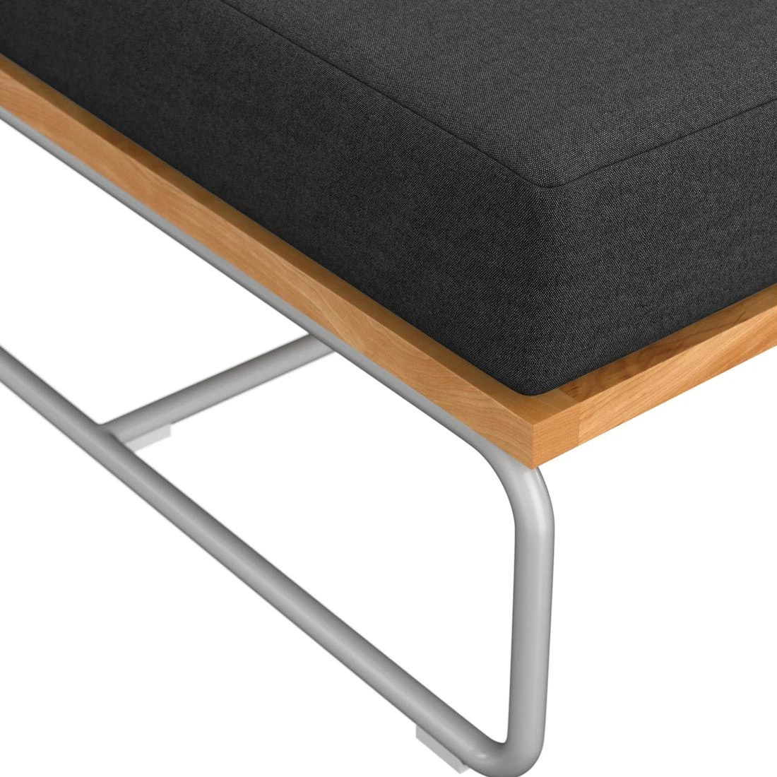 OUTLIV. Largo Ecklounge 5-teilig Stahl/Akazie mit Kissen Silber/Dunkelgrau OUTLIV. Largo Ecklounge 5-teilig Stahl/Akazie Mit Kissen Silber/Dunkelgrau -Outliv 854428 9