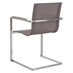 OUTLIV. Rimini Freischwinger Edelstahl/Textilene Taupe -Outliv 871665 4