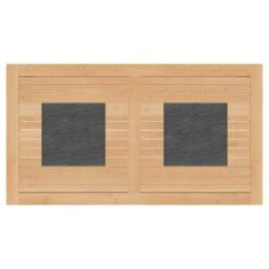 OUTLIV. Davos Gartentisch 160x88 Cm Aluminium/Teak Anthrazit -Outliv 879574 2