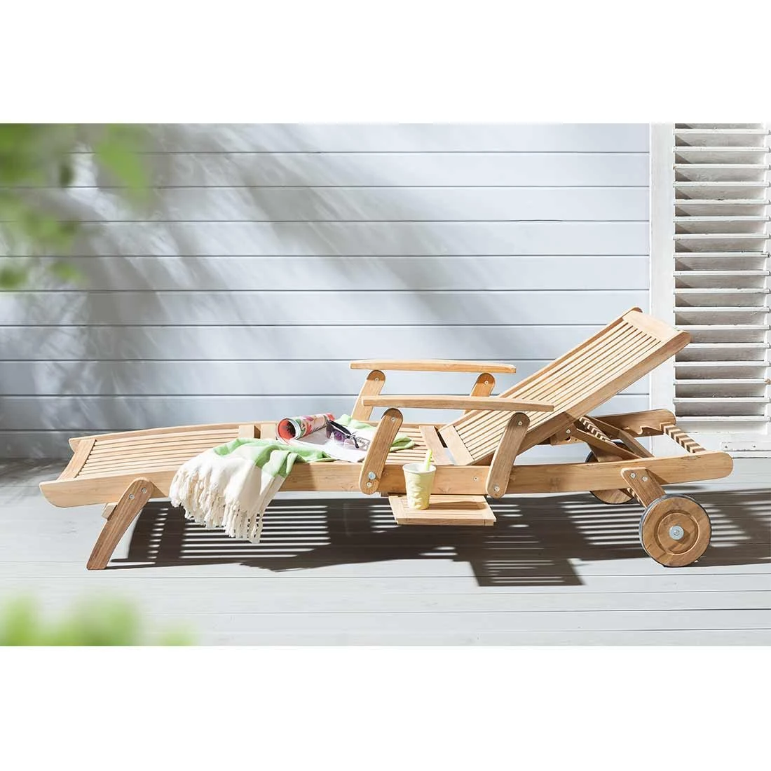 OUTLIV. Takoma Gartenliege Teakholz Natur OUTLIV. Takoma Gartenliege Teakholz Natur -Outliv 906161 2