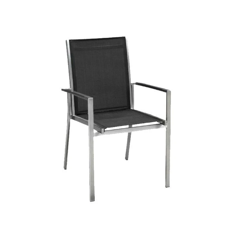 OUTLIV. Oviedo Gartenmöbelset 5-teilig Edelstahl / Textilen / Teak Schwarz OUTLIV. Oviedo Gartenmöbelset 5-teilig Edelstahl / Textilen / Teak Schwarz -Outliv 975032 2