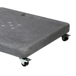 OUTLIV. Schirmständer Beton 125kg Für Ampelschirme LK159 Grau -Outliv 978178 3