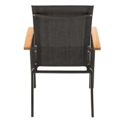 OUTLIV. Davos Stapelsessel Aluminium/Textilene Anthrazit/Grau -Outliv 990773 4