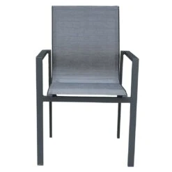 OUTLIV. Atlanta Gartenmöbelset 5-tlg. Tisch 160x90cm Anthrazit/Schwarz-Grau -Outliv atlanta gartenmoebelset 5 tlg mit gartentisch 160x90cm 1392394 4