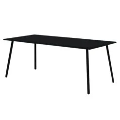 OUTLIV. Bormio Gartenmöbelset 5-tlg. Tisch 190x90cm Schwarz -Outliv bormio gartenmoebelset 5 tlg mit gartentisch 240x100cm 1386784 4