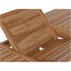 OUTLIV. Ontario Gartenmöbelset 7-tlg. Mit Tisch 180/240x100cm Natur -Outliv bounty gartenmoebelset 7 tlg mit ausziehtisch 180 240x100cm 1391998 11