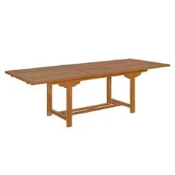 OUTLIV. Ontario Gartenmöbelset 7-tlg. Mit Tisch 180/240x100cm Natur -Outliv bounty gartenmoebelset 7 tlg mit ausziehtisch 180 240x100cm 1391998 12