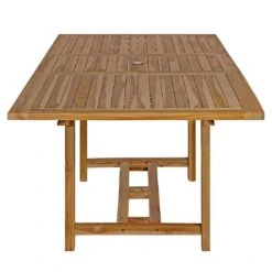 OUTLIV. Ontario Gartenmöbelset 7-tlg. Mit Tisch 180/240x100cm Natur -Outliv bounty gartenmoebelset 7 tlg mit ausziehtisch 180 240x100cm 1391998 14