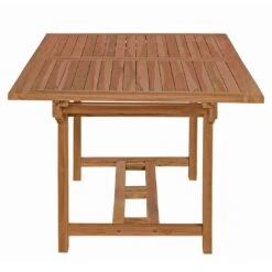 OUTLIV. Ontario Gartenmöbelset 7-tlg. Mit Tisch 180/240x100cm Natur -Outliv bounty gartenmoebelset 7 tlg mit ausziehtisch 180 240x100cm 1391998 9