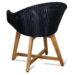 OUTLIV. Clovelly Gartenmöbelset 5-tlg. Tisch 180x90cm Natur/Schwarz -Outliv clovelly gartenmoebelset 5 tlg mit gartentisch 180x90cm 1392152 7