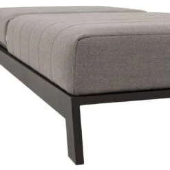 OUTLIV. Bite Gartenliege Aluminium/Sunbrella Schwarz/Flanelle -Outliv divano bite loungeliege 203x90 cm aluminium sunbrella weiss flanelle 989211 10