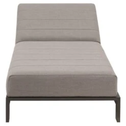 OUTLIV. Bite Gartenliege Aluminium/Sunbrella Schwarz/Flanelle -Outliv divano bite loungeliege 203x90 cm aluminium sunbrella weiss flanelle 989211 6