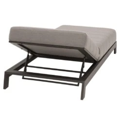 OUTLIV. Bite Gartenliege Aluminium/Sunbrella Schwarz/Flanelle -Outliv divano bite loungeliege 203x90 cm aluminium sunbrella weiss flanelle 989211 8