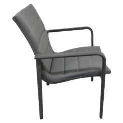 OUTLIV. Fontana Gartenmöbels. 7-tlg.+Gartentisch 200x100cm Anthrazit/Grau -Outliv fontana gartenmoebelset 7 tlg mit gartentisch 200x100cm 1391613 5